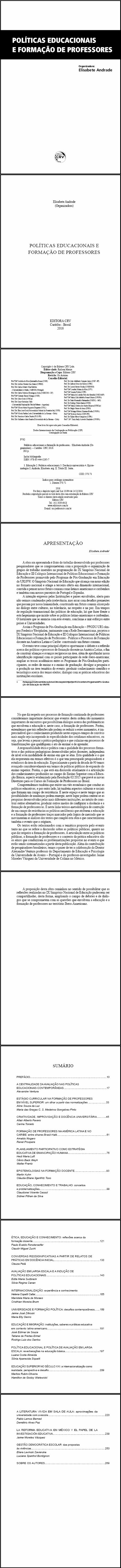 POLÍTICAS EDUCACIONAIS E FORMAÇÃO DE PROFESSORES